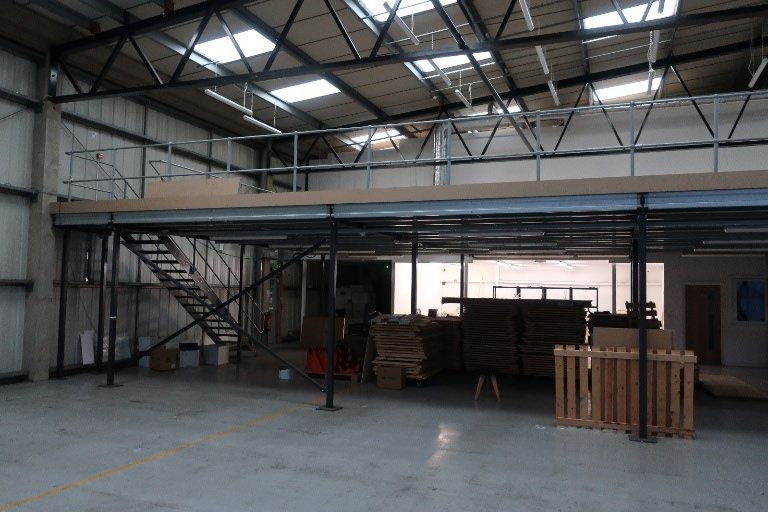Warehouse interior at lease end