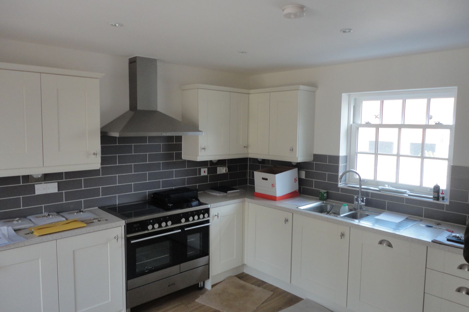 Finished kitchen in a new build home ready for completion certification